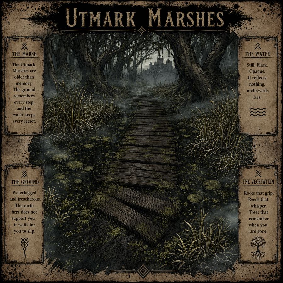 Utmark Marshes concept art